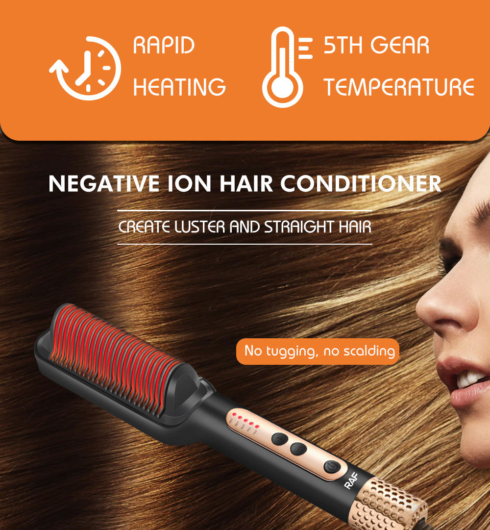 Hair Straightener Brush