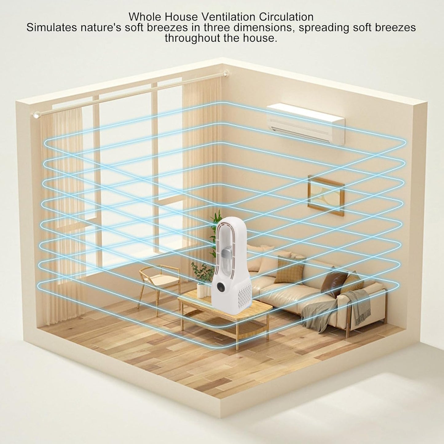 Bladeless Humidifying Fan