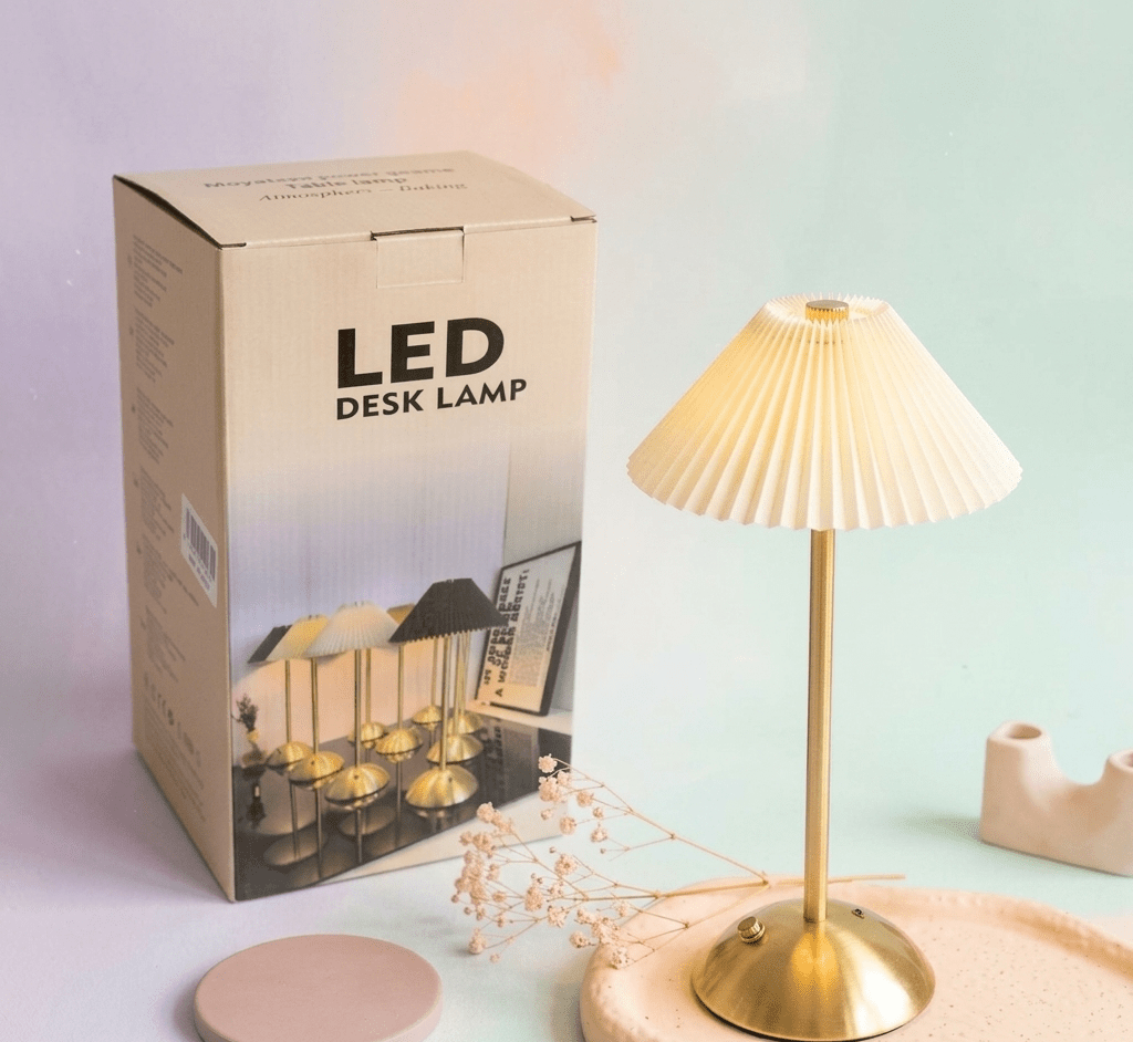 Pleated LED Lamp