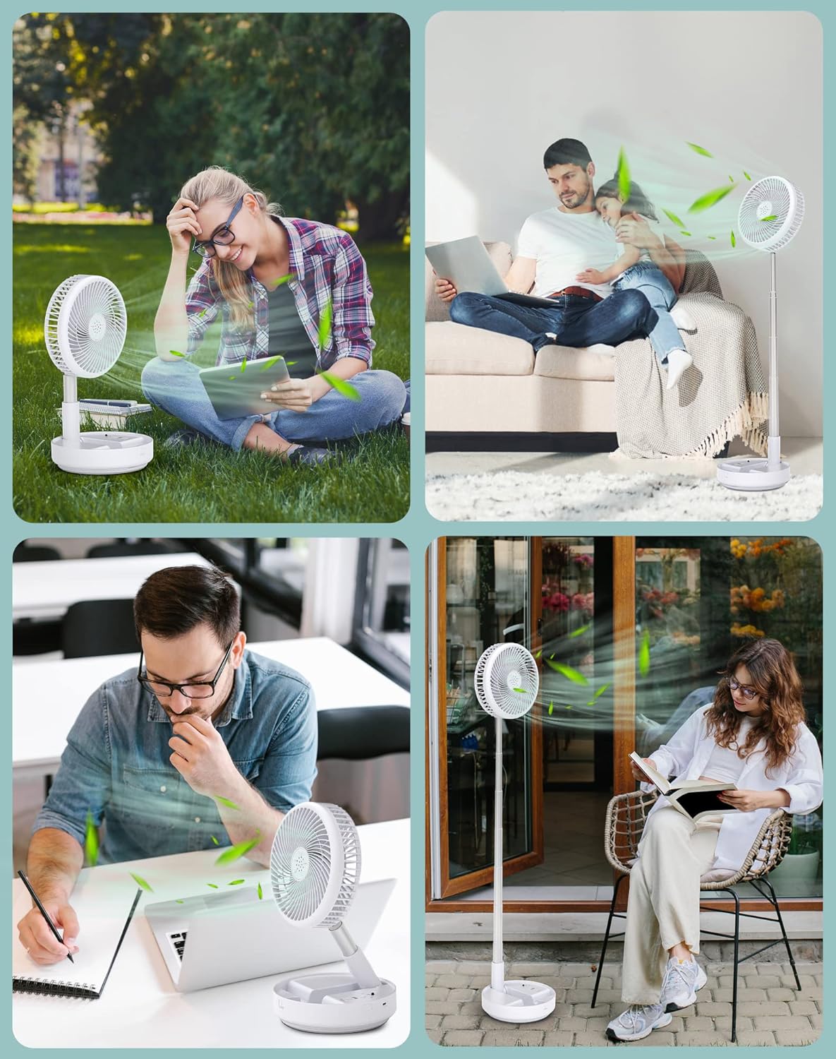 Folding Rechargeable Fan