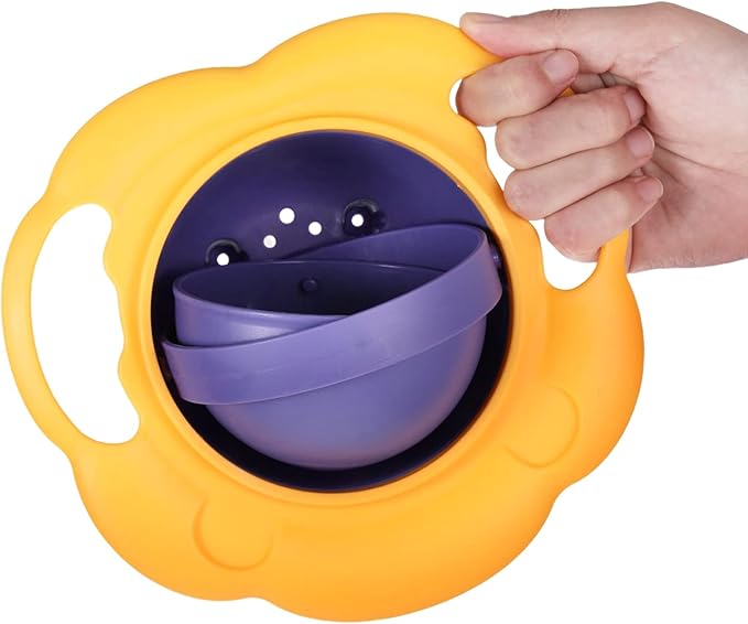 Spill-Proof Gyro Bowl